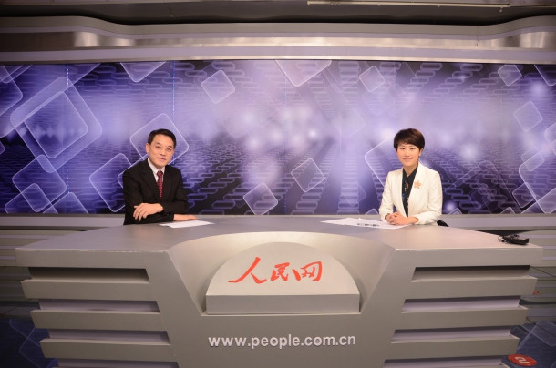 佳美口腔董事长刘佳做客人民网